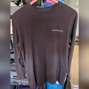 Alphalete Performance LS Shirt - S - Black